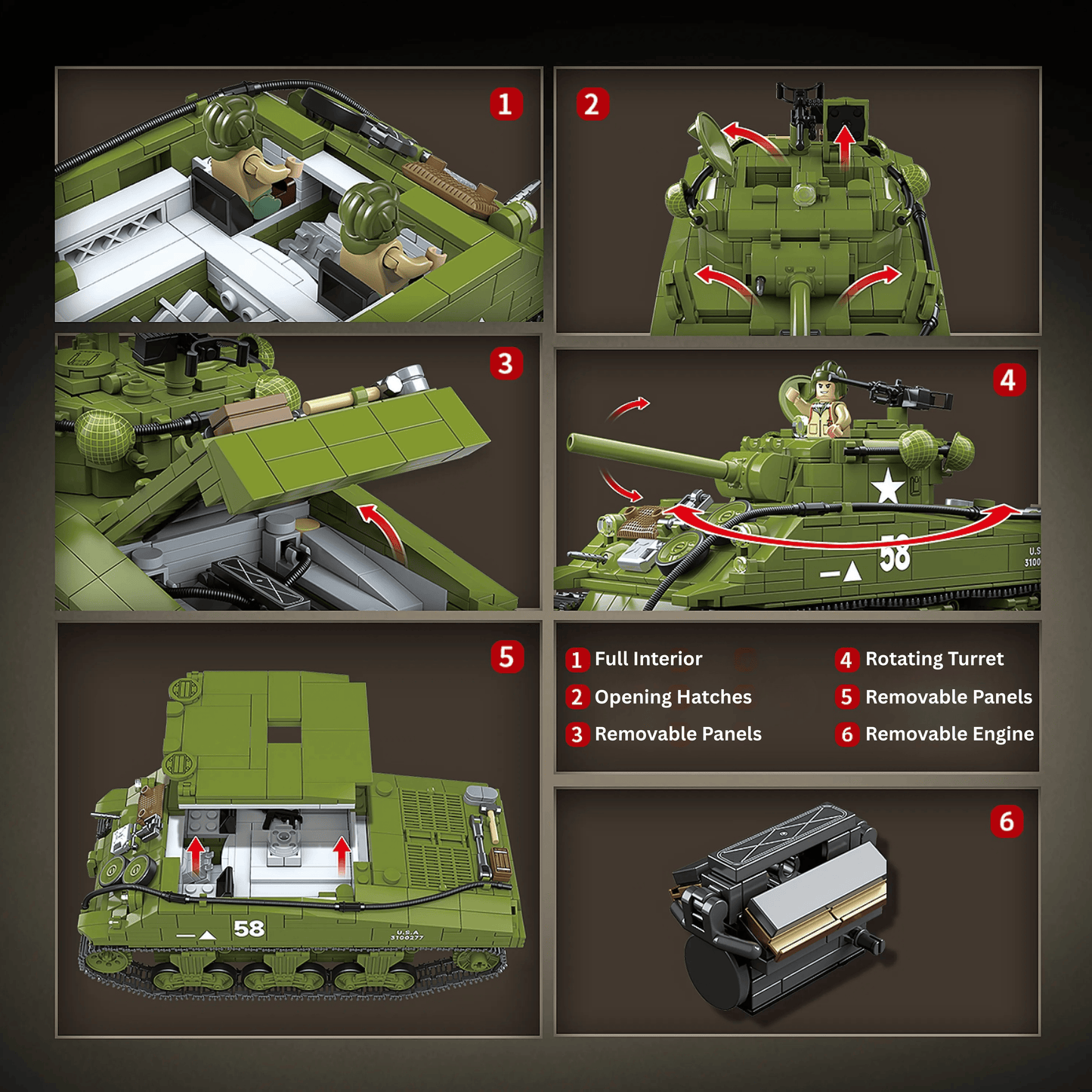 M4A3 Sherman | 1175 PCS